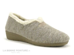 Zels 3276 Beige - Chausson Femme Intérieur Laine - Talon Compense -Tendance Pieds cd24607c73b9e66c561f35ea11d5d5ef img 5031.jpg 177953