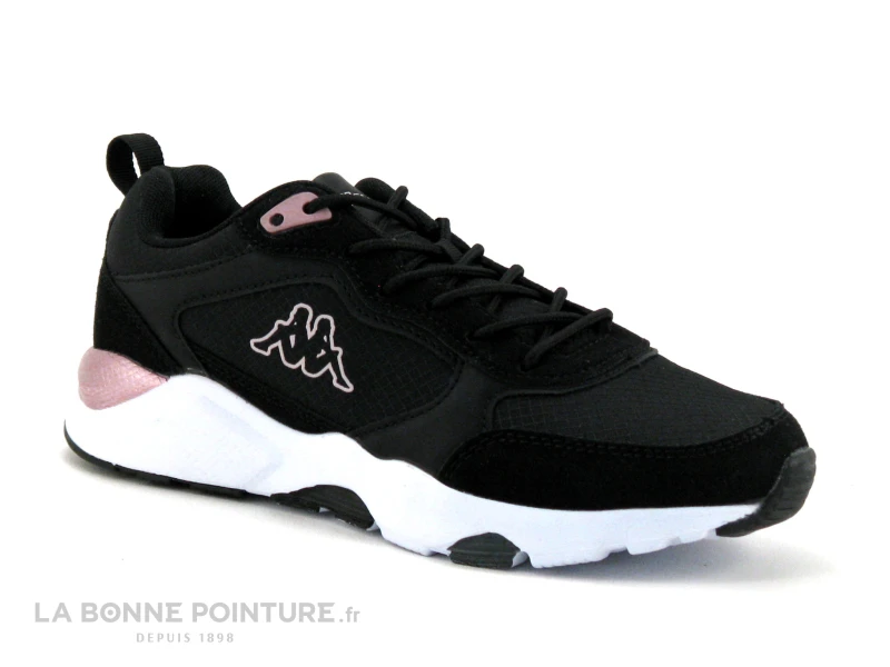 Kappa Logo BRADYNYW 33147XW - Noir - Rose Gold - Basket Femme 3 Kappa Logo BRADYNYW 33147XW - Noir - Rose Gold - Basket Femme