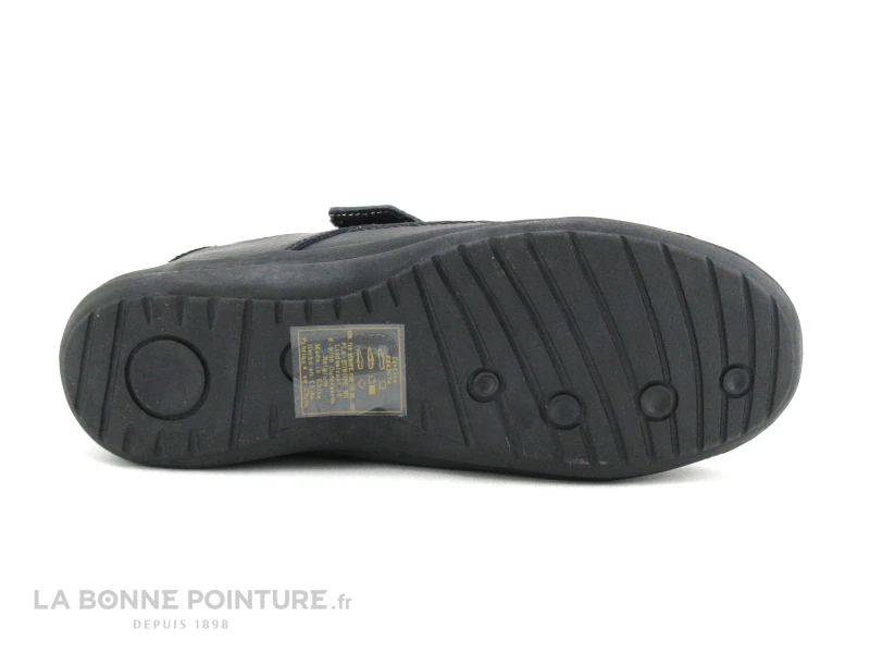 TopWay B843074 Noir - Noir Craquele Brillant - Chaussure Femme Velcro 6 TopWay B843074 Noir - Noir Craquele Brillant - Chaussure Femme Velcro – Image 4