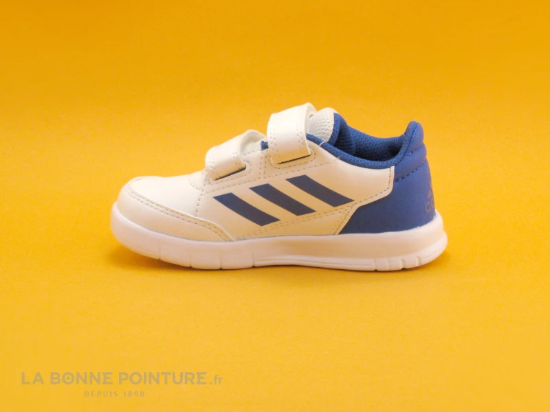 Adidas AltaSport Blanc Bleu D96844 - Basket Velcro BEBE 5 Adidas AltaSport Blanc Bleu D96844 - Basket Velcro BEBE – Image 3
