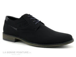 Broker And Co 16033 Noir - Chaussure Habillee Homme Noir Mat
