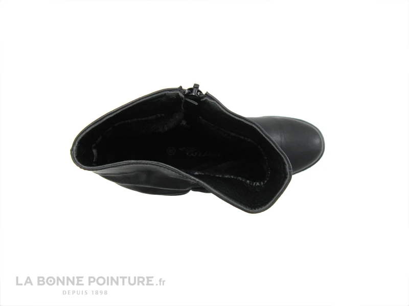Wipop DELONA Noir - Froncee - Botte Fille 8 Wipop DELONA Noir - Froncee - Botte Fille – Image 6