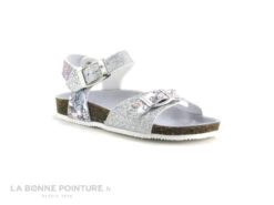Biomodex 1846 Glitter Argent - Sandale Fille