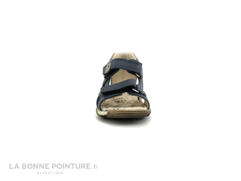 Bopy BEDEC Bleu - Nu-pieds Velcro - BEBE GARCON 4 Bopy BEDEC Bleu - Nu-pieds Velcro - BEBE GARCON – Image 2