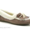 CM Confort 10343 - Vison 35 - Chausson Mocassin Femme Beige