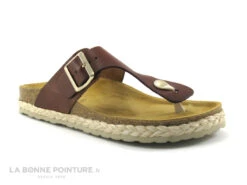 Morans JONIEC Marron - Entre-doigts Femme Cuir Marron