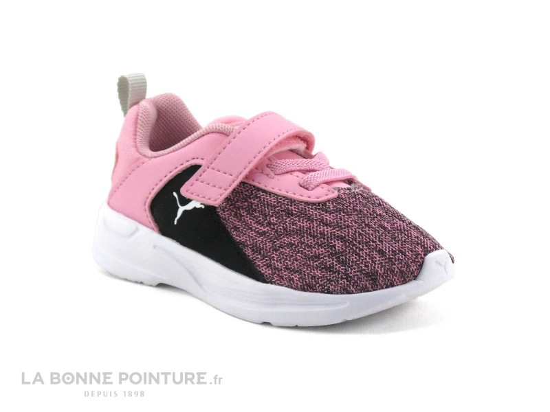 Puma COMET 2 ALT Pink Black - Basket Sport Fille Rose Et Noire 7 Puma COMET 2 ALT Pink Black - Basket Sport Fille Rose Et Noire – Image 5