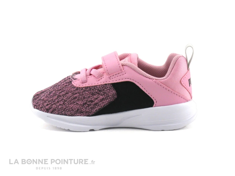 Puma COMET 2 ALT Pink Black - Basket Sport Fille Rose Et Noire 5 Puma COMET 2 ALT Pink Black - Basket Sport Fille Rose Et Noire – Image 3