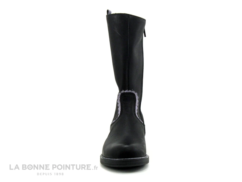 MKids MEPASCA MK6977F8IA - Botte - Noir - Lisere Argent 4 MKids MEPASCA MK6977F8IA - Botte - Noir - Lisere Argent – Image 2