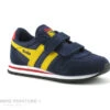 Gola DAYTONA Strap - CKA159EY - Marine Jaune - Basket Velcro GARCON