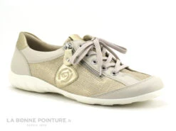 Remonte R3415-60 - Beige Et Or - Chaussure Basse Femme -Tendance Pieds cd24607c73b9e66c561f35ea11d5d5ef img 6502.jpg 179393