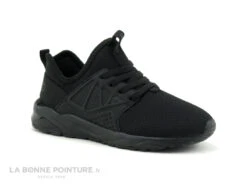 Kappa SAN DIEGO ELASTIC KID Black - 3117LTW - Basket Noire Enfant