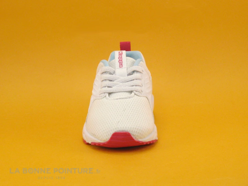 Kappa LOGO SAN PUERTO Blanc Fuschia Turquoise - Basket 4 Kappa LOGO SAN PUERTO Blanc Fuschia Turquoise - Basket – Image 2