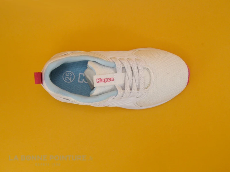 Kappa LOGO SAN PUERTO Blanc Fuschia Turquoise - Basket 8 Kappa LOGO SAN PUERTO Blanc Fuschia Turquoise - Basket – Image 6