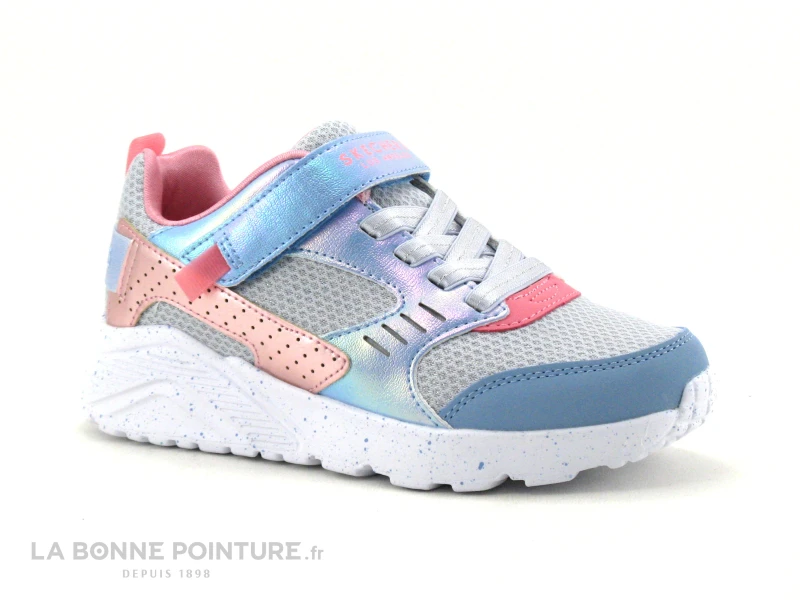 Skechers UNO LITE Gen Chill - 310464 - Bleu Rose Argent - Basket Fille 3 Skechers UNO LITE Gen Chill - 310464 - Bleu Rose Argent - Basket Fille