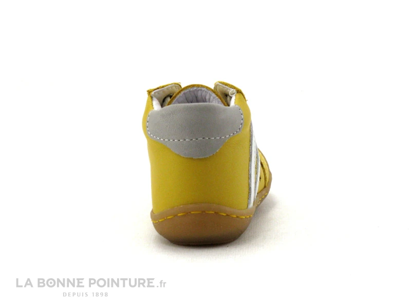 Bellamy SILVIN - 046004 - Chaussure Montante BEBE Cuir Jaune 6 Bellamy SILVIN - 046004 - Chaussure Montante BEBE Cuir Jaune – Image 4