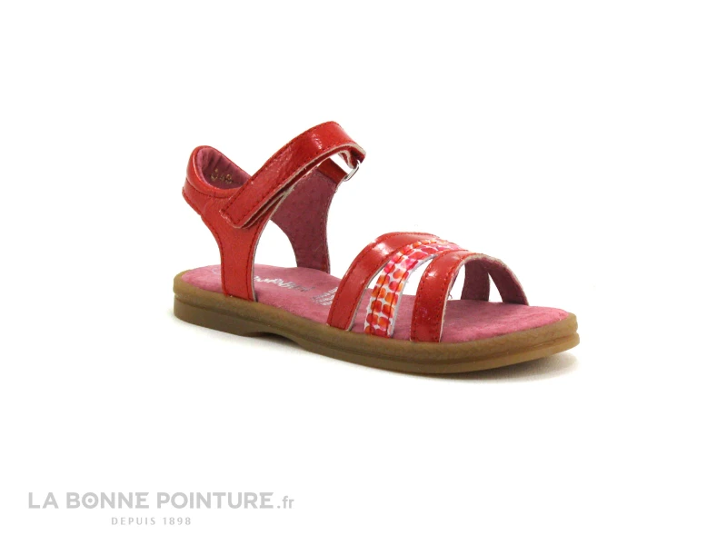 Pampa Blue MIXBLUE Verni Cerise - 1M2030 Sandale Rouge Fille 3 Pampa Blue MIXBLUE Verni Cerise - 1M2030 Sandale Rouge Fille