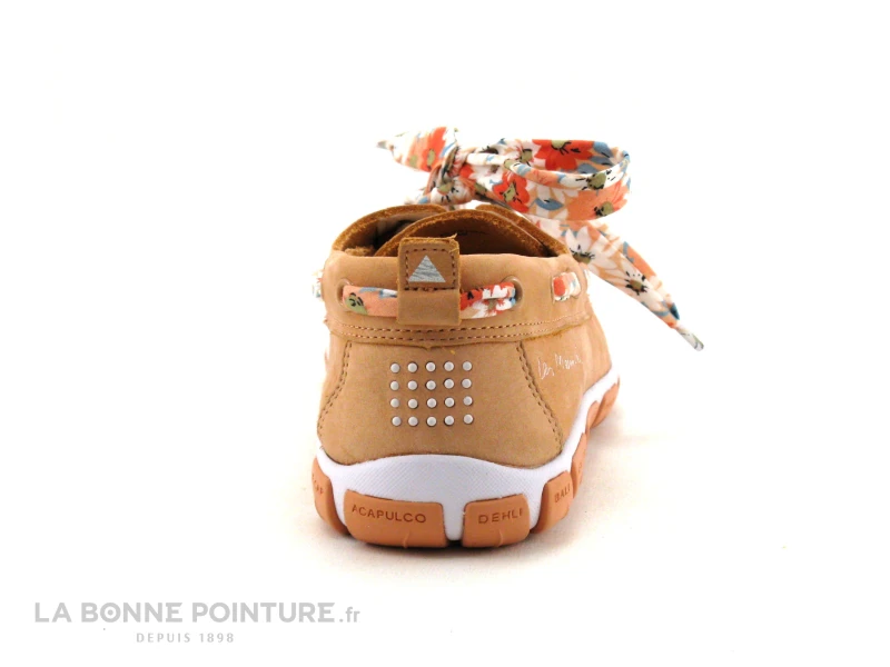 TBS JANAELE H7696 - Chaussure Bateau Femme Nubuck Abricot 6 TBS JANAELE H7696 - Chaussure Bateau Femme Nubuck Abricot – Image 4