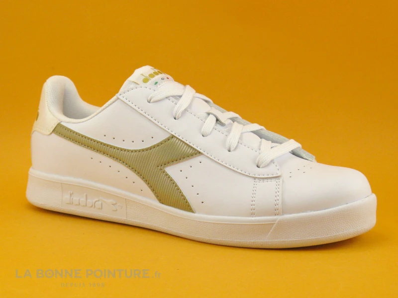 Diadora GAME 872730-40-31 White Gold - Sneakers Blanche Et Or 7 Diadora GAME 872730-40-31 White Gold - Sneakers Blanche Et Or – Image 5