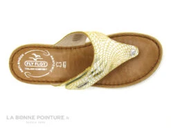 Fly Flot FIBBY - Jaune Blanc Argent - Tong Reglable Femme -Tendance Pieds cd24607c73b9e66c561f35ea11d5d5ef img 7609.jpg 156545