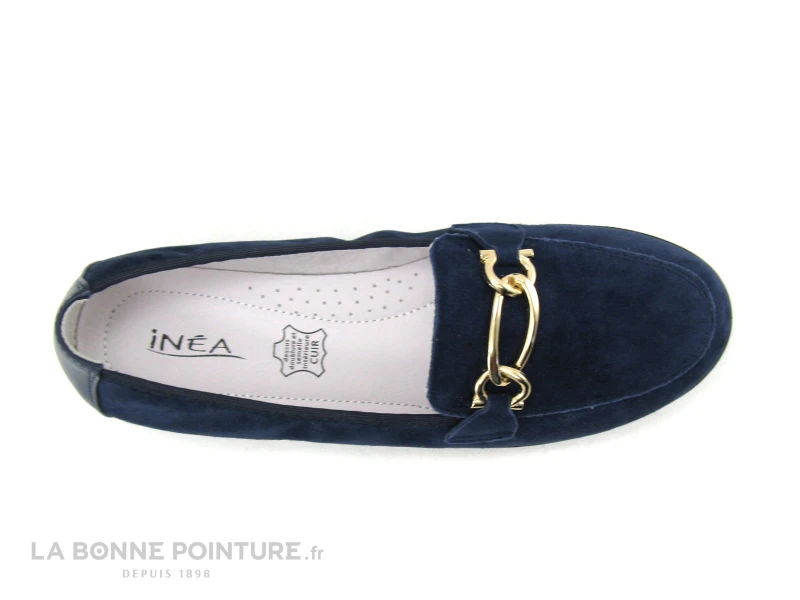 Inea POL Velours Marine - Mocassin Souple Femme - Cuir Bleu Marine 8 Inea POL Velours Marine - Mocassin Souple Femme - Cuir Bleu Marine – Image 6