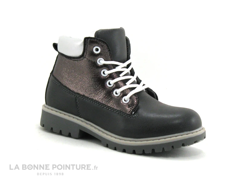 NA Dacieuse 17289 Dark Grey - Boots Fille Argent - Paillettes 7 NA Dacieuse 17289 Dark Grey - Boots Fille Argent - Paillettes – Image 5