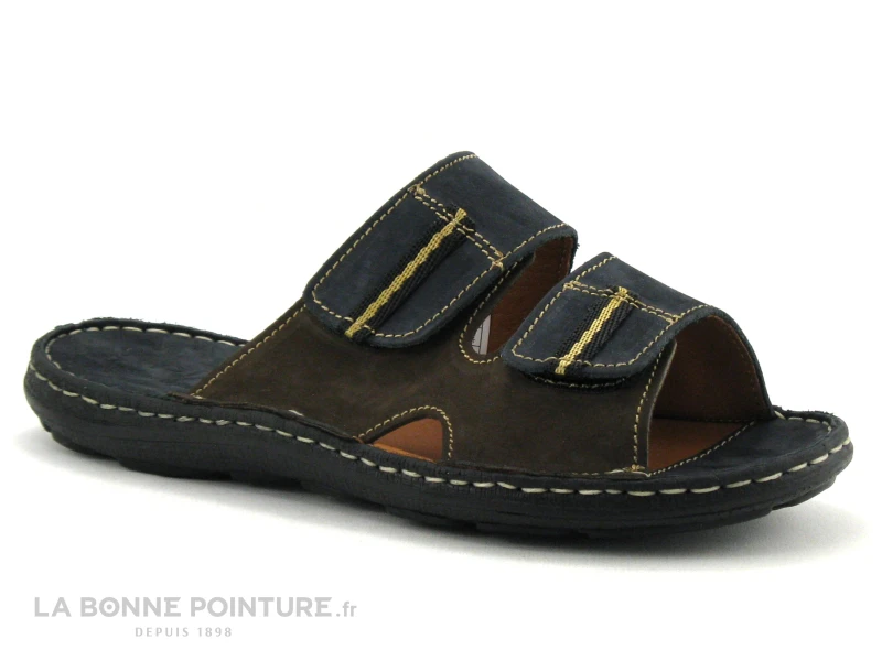 Arima DAVIS - Marron - Jeans - Mule Reglable Homme 3 Arima DAVIS - Marron - Jeans - Mule Reglable Homme