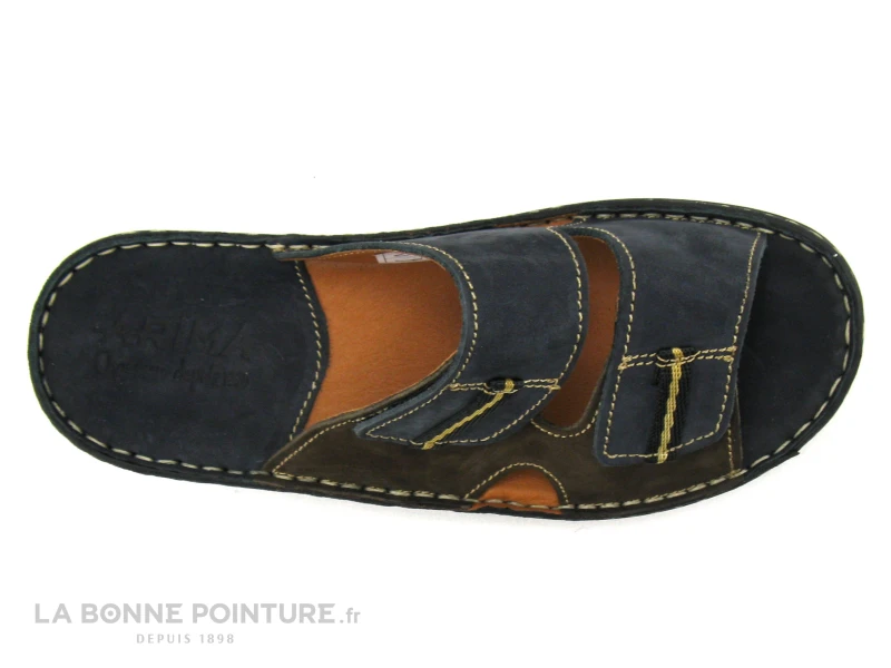 Arima DAVIS - Marron - Jeans - Mule Reglable Homme 6 Arima DAVIS - Marron - Jeans - Mule Reglable Homme – Image 4