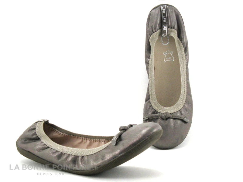 LPB Les Petites Bombes AVA - Bronze Metal - C20L002 - Ballerine Souple 3 LPB Les Petites Bombes AVA - Bronze Metal - C20L002 - Ballerine Souple