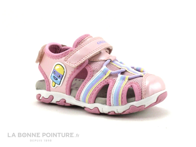 Geox FLAFFEE B3557A Pink - Sandale Fille Rose - BEBE 7 Geox FLAFFEE B3557A Pink - Sandale Fille Rose - BEBE – Image 5