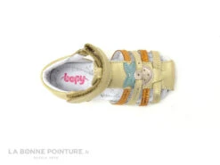 Bopy RELISA Or Orange - Sandale Bebe Fille - Velcro -Tendance Pieds cd24607c73b9e66c561f35ea11d5d5ef img 8037.jpg 157013