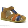 Bopy RADJA Caramel - Bleu - Orange - Sandale BEBE GARCON