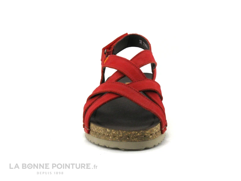 Jungla 7999 Reims Ferrari - Sandale Femme En Cuir Rouge 4 Jungla 7999 Reims Ferrari - Sandale Femme En Cuir Rouge – Image 2