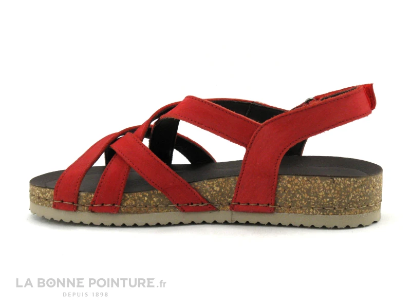 Jungla 7999 Reims Ferrari - Sandale Femme En Cuir Rouge 5 Jungla 7999 Reims Ferrari - Sandale Femme En Cuir Rouge – Image 3