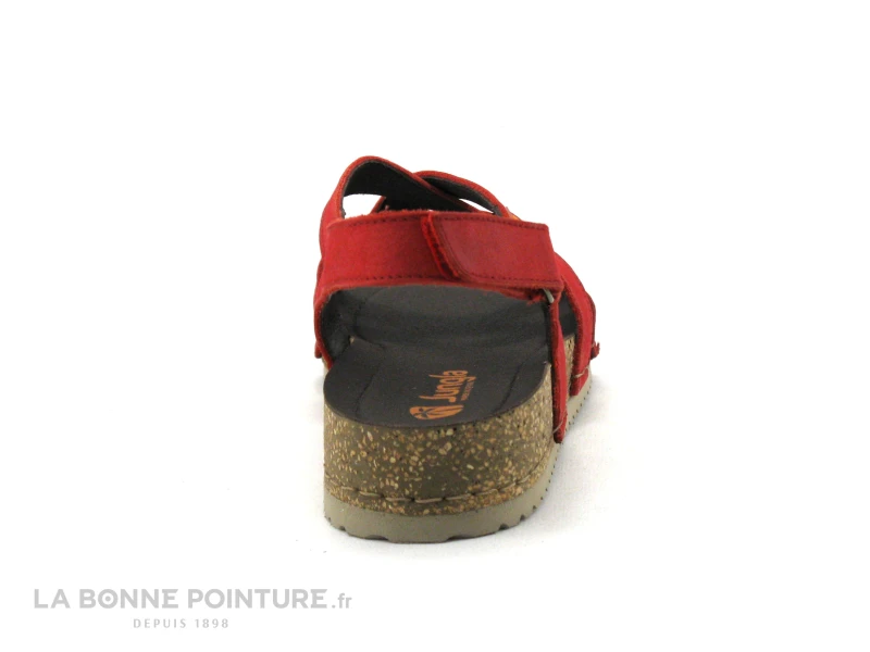 Jungla 7999 Reims Ferrari - Sandale Femme En Cuir Rouge 6 Jungla 7999 Reims Ferrari - Sandale Femme En Cuir Rouge – Image 4