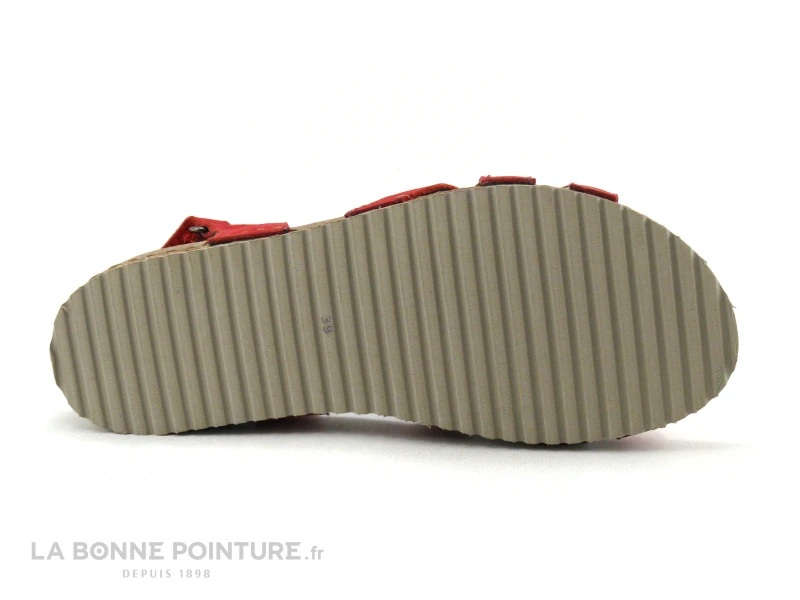 Jungla 7999 Reims Ferrari - Sandale Femme En Cuir Rouge 9 Jungla 7999 Reims Ferrari - Sandale Femme En Cuir Rouge – Image 7