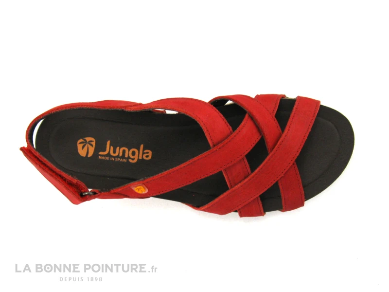 Jungla 7999 Reims Ferrari - Sandale Femme En Cuir Rouge 8 Jungla 7999 Reims Ferrari - Sandale Femme En Cuir Rouge – Image 6