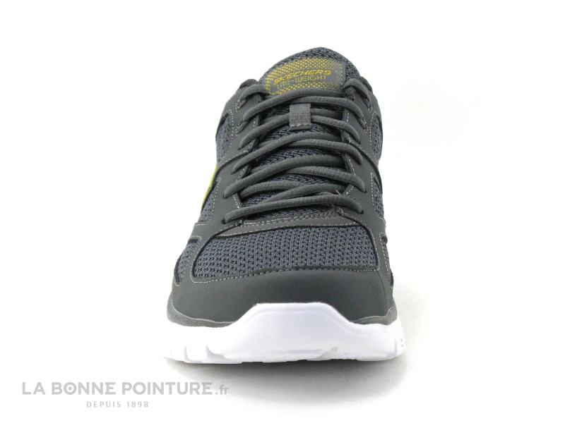 Skechers BURNS AGOURA 52635 Charcoal - Basket Grise - Homme 4 Skechers BURNS AGOURA 52635 Charcoal - Basket Grise - Homme – Image 2