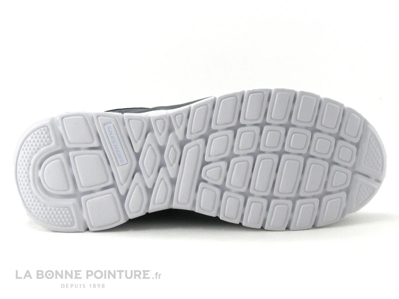 Skechers BURNS AGOURA 52635 Charcoal - Basket Grise - Homme 9 Skechers BURNS AGOURA 52635 Charcoal - Basket Grise - Homme – Image 7