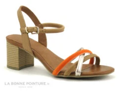 Marco Tozzi 2-28357-20 Cognac Comb - Sandale Talon Carre -Tendance Pieds cd24607c73b9e66c561f35ea11d5d5ef img 8316.jpg 181817