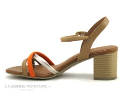 Marco Tozzi 2-28357-20 Cognac Comb - Sandale Talon Carre -Tendance Pieds cd24607c73b9e66c561f35ea11d5d5ef img 8318.jpg 181813