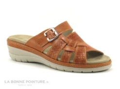 Nouveaux produits 5 Suave MYKONOS 14510ET Carrot - Mule Confort Femme Cuir Orange