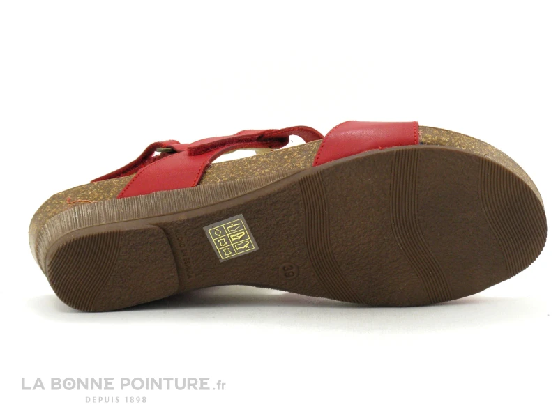 Xapatan 2164 Rouge - Sandale Femme - Petit Talon Compense 9 Xapatan 2164 Rouge - Sandale Femme - Petit Talon Compense – Image 7