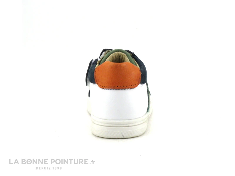 Bellamy BILL Marine Vert Blanc - Basket GARCON 6 Bellamy BILL Marine Vert Blanc - Basket GARCON – Image 4