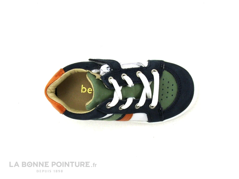 Bellamy BILL Marine Vert Blanc - Basket GARCON 8 Bellamy BILL Marine Vert Blanc - Basket GARCON – Image 6