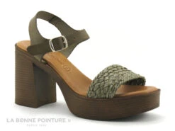 Carla Tortosa 89067 - Sandale Talon Haut Vert Kaki -Tendance Pieds cd24607c73b9e66c561f35ea11d5d5ef img 8927.jpg 170314