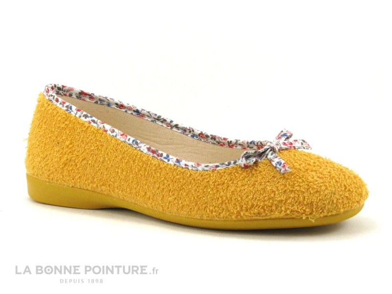 Zels 2333 Mostaza - Pantoufle Ballerine Souple Jaune 3 Zels 2333 Mostaza - Pantoufle Ballerine Souple Jaune