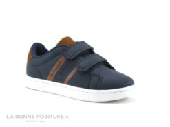 Kappa Alpha 2V Kid - Basket Enfant Bleu Marine Et Marron -Tendance Pieds cd24607c73b9e66c561f35ea11d5d5ef img 9181.jpg 170622