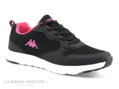 Kappa LOGO DELVIS Kid Black Fuchsia - Basket Sport Fille