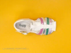 Bopy RITOLA Blanc Multico - Sandale Fille Bride Salome -Tendance Pieds cd24607c73b9e66c561f35ea11d5d5ef img 9321.jpg 170775